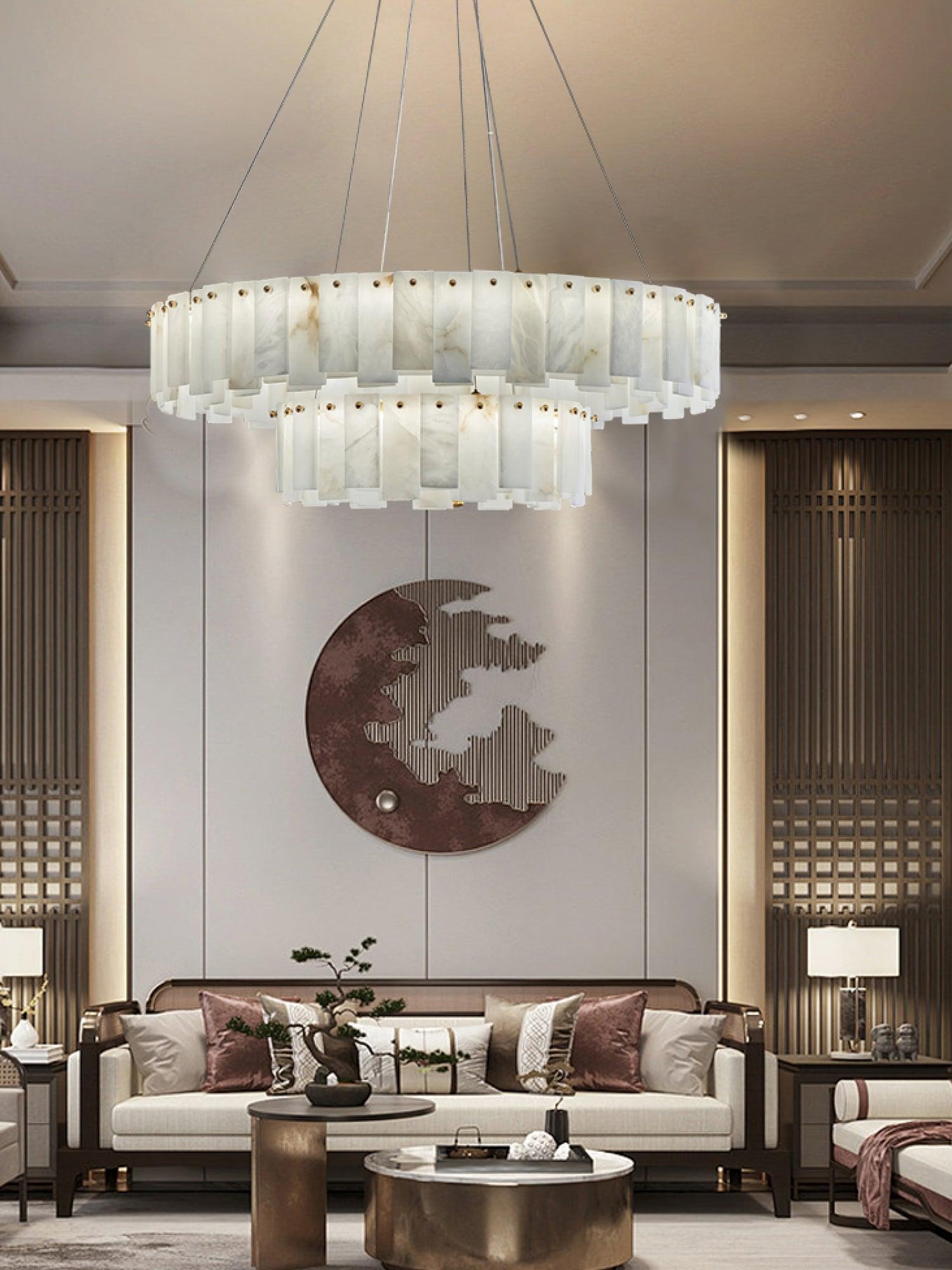 Flinchum Alabaster Chandelier