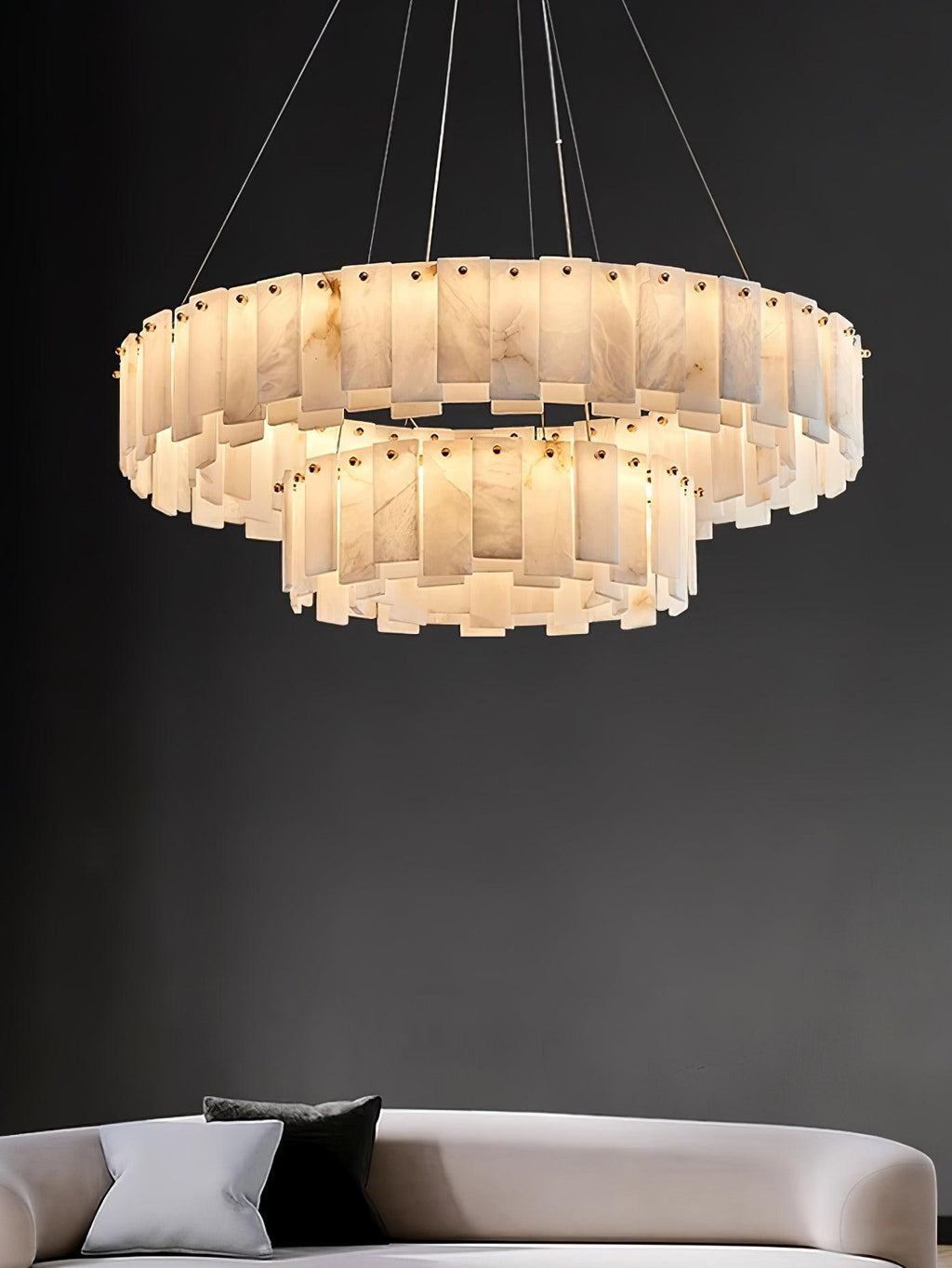 Flinchum Alabaster Chandelier
