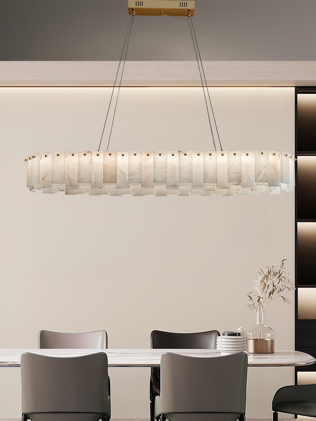 Flinchum Alabaster Chandelier
