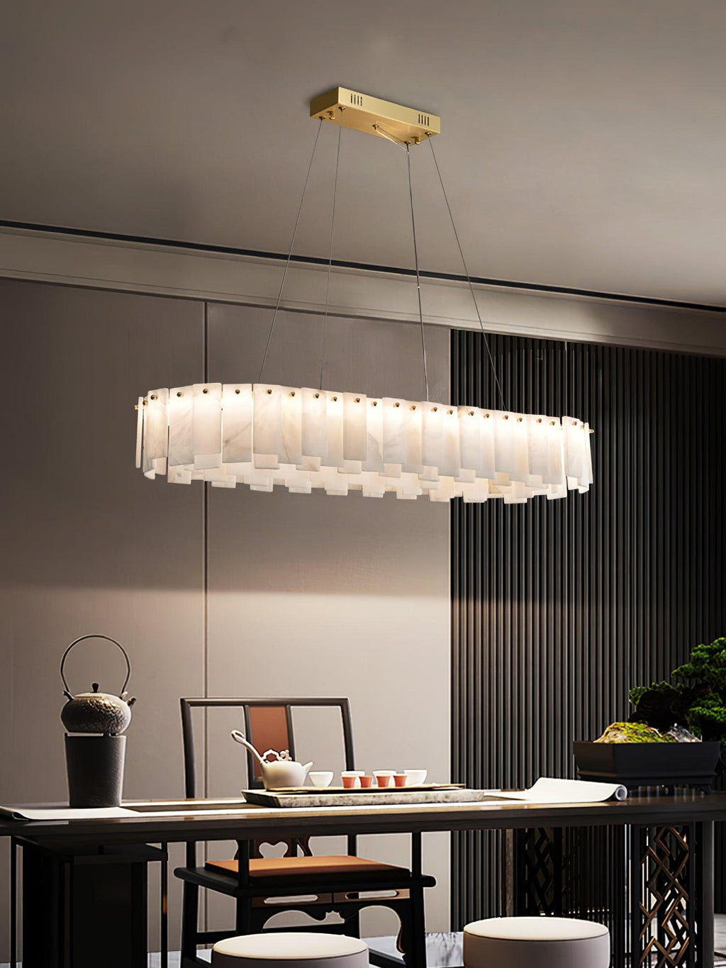 Flinchum Alabaster Chandelier