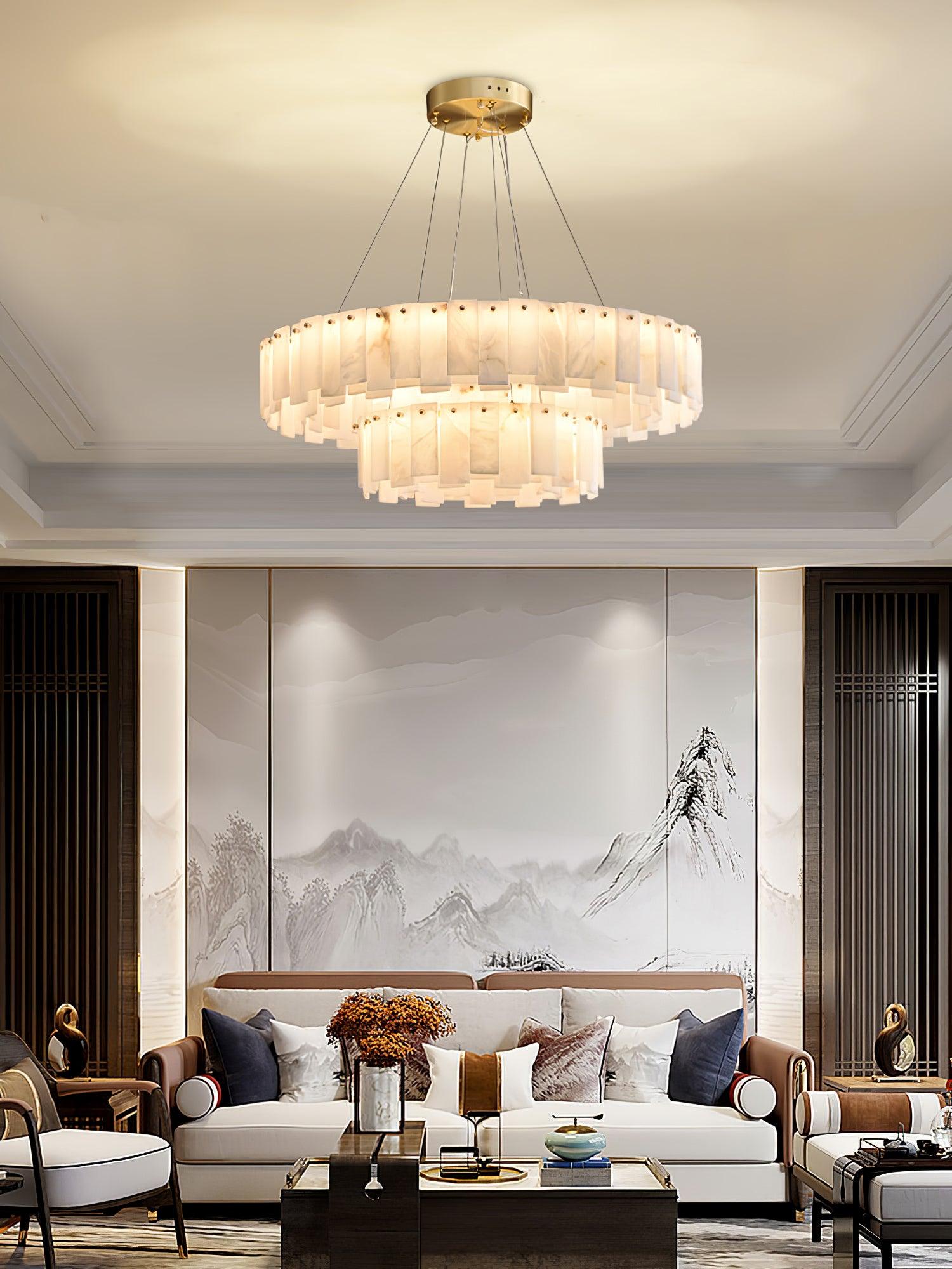 Flinchum Alabaster Chandelier