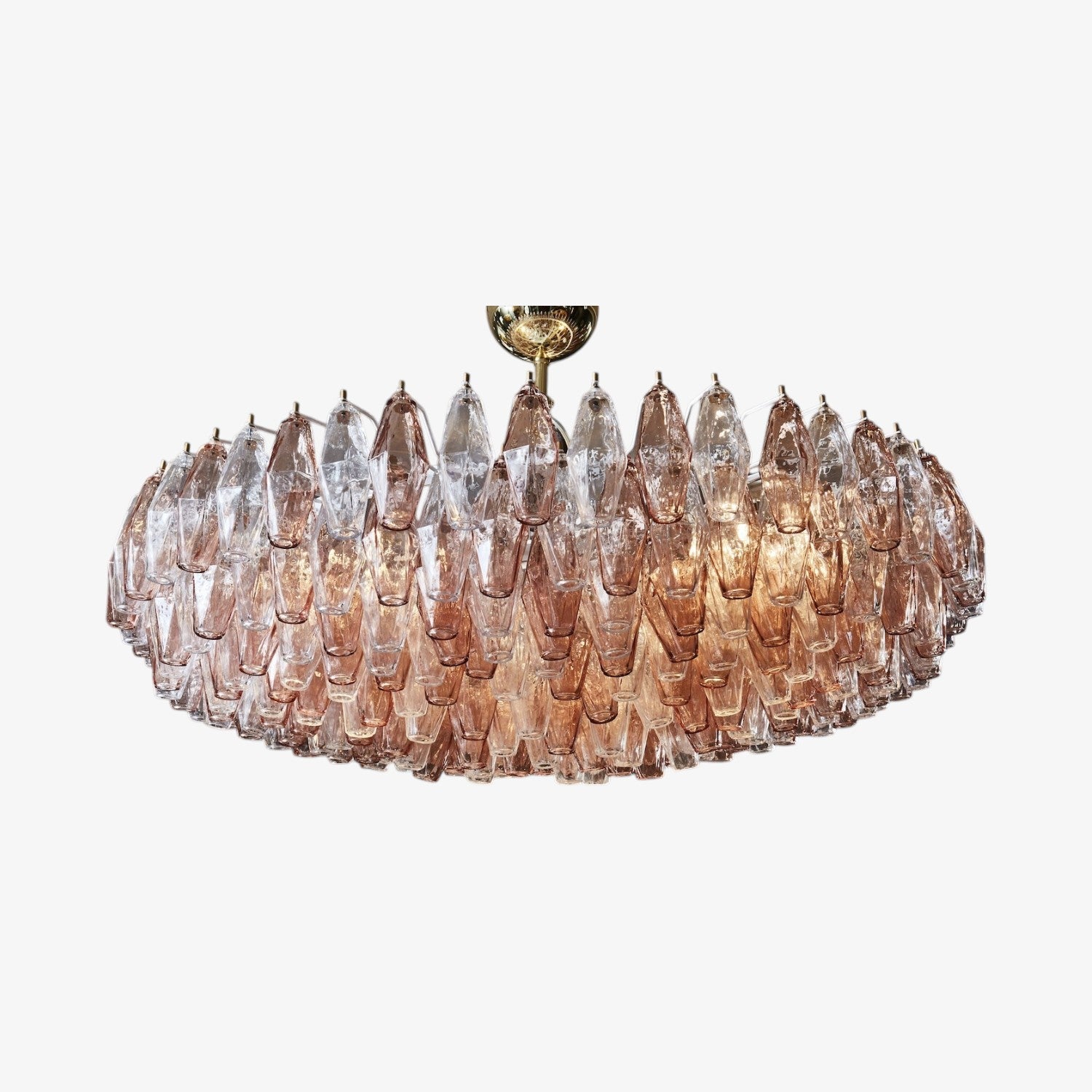 Murano Poliedri Glass Chandelier