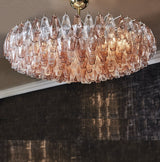 Murano Poliedri Glass Chandelier