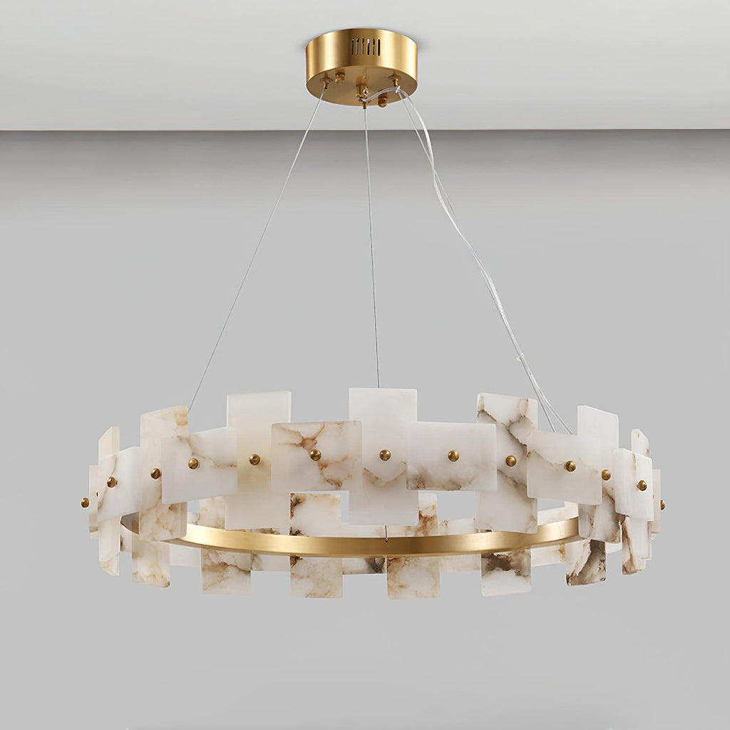 Verne Alabaster Chandelier