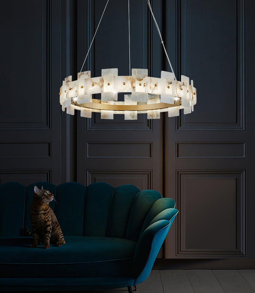 Verne Alabaster Chandelier