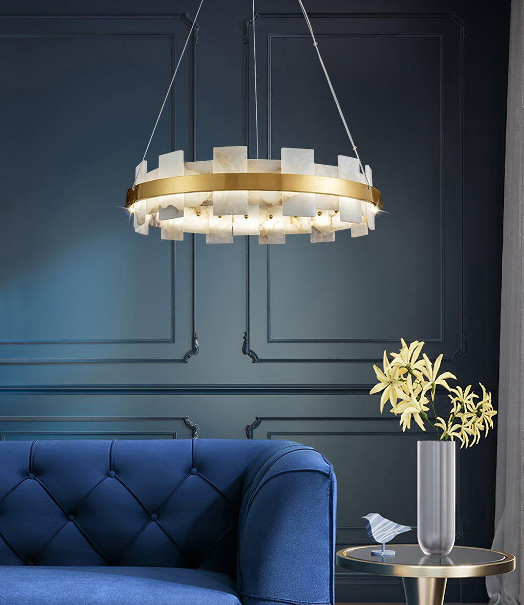 Verne Alabaster Chandelier