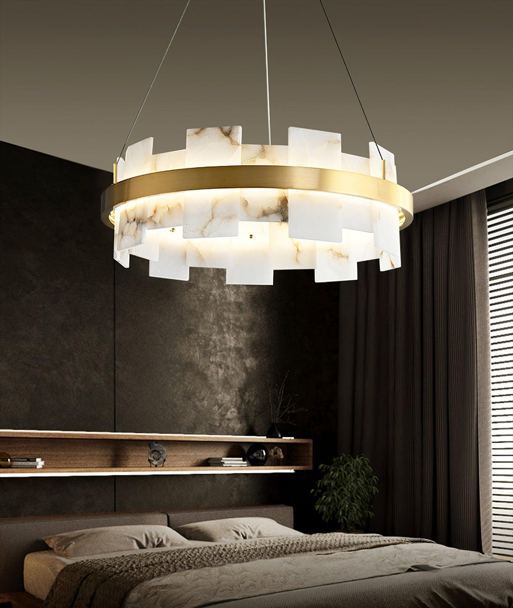 Verne Alabaster Chandelier