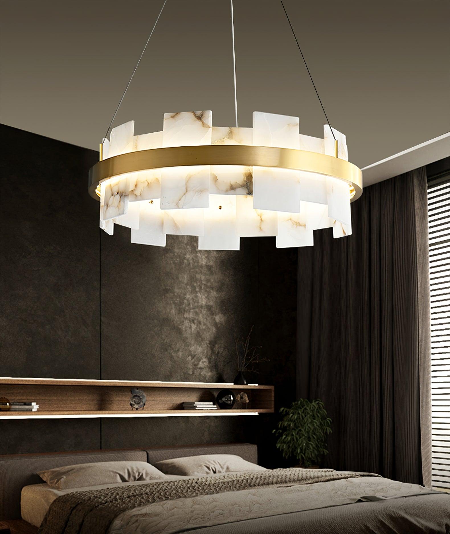 Verne Alabaster Chandelier