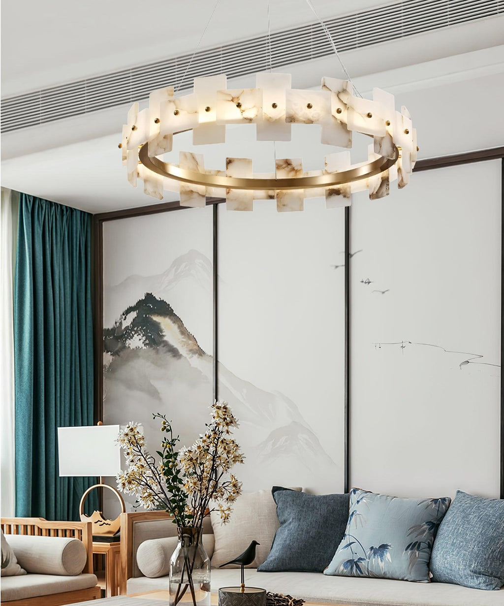 Verne Alabaster Chandelier
