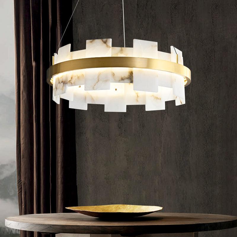 Verne Alabaster Chandelier