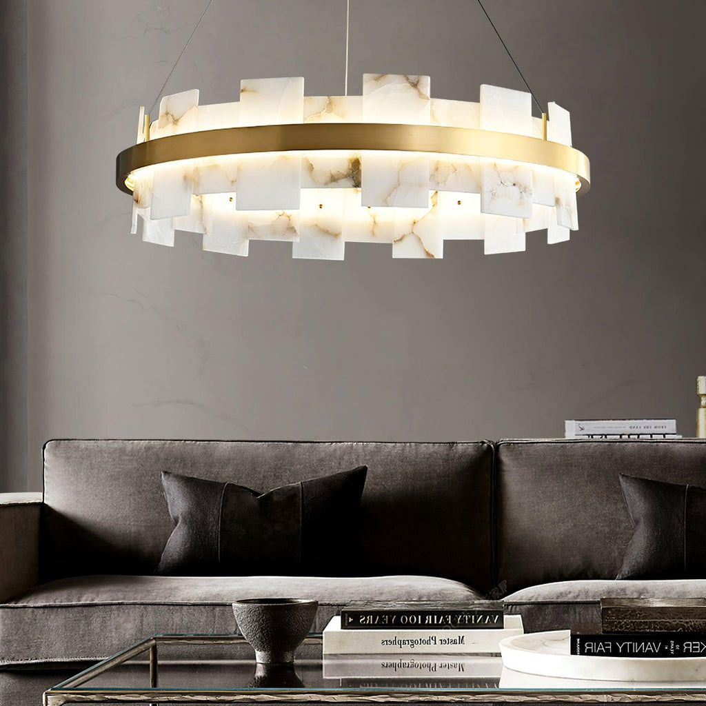 Verne Alabaster Chandelier