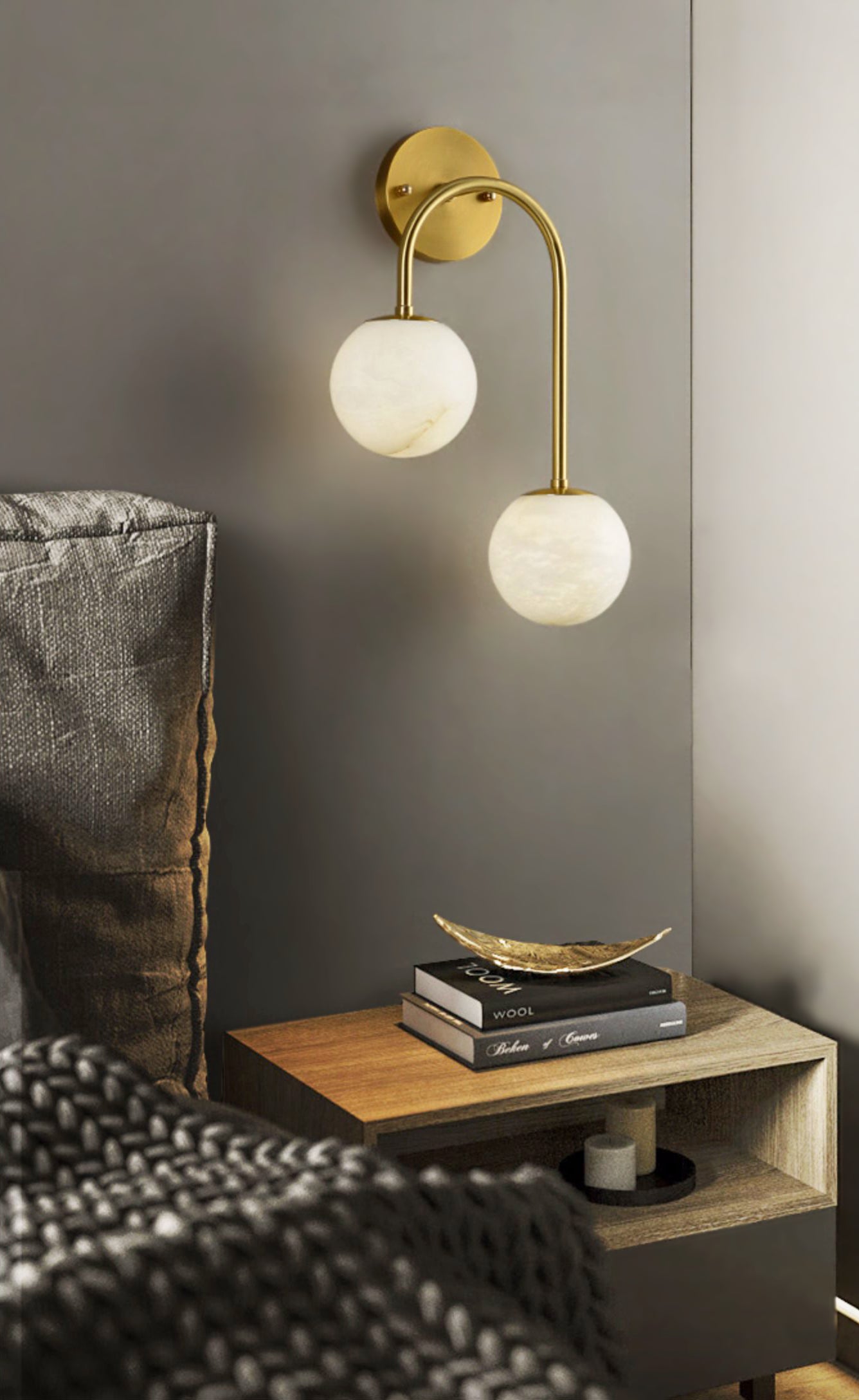 Cheryl Alabaster Wall Sconce