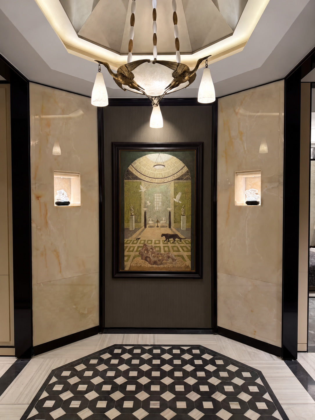 Cigognes Chandelier