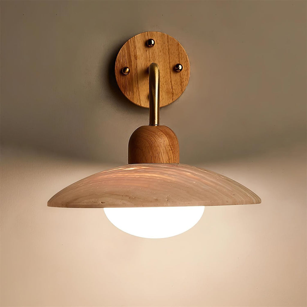 Claudie Travertine Wall Sconce