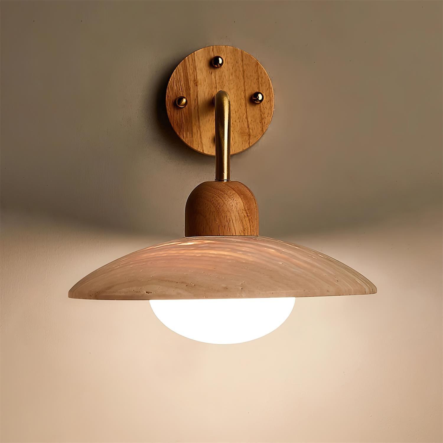 Claudie Travertine Wall Sconce