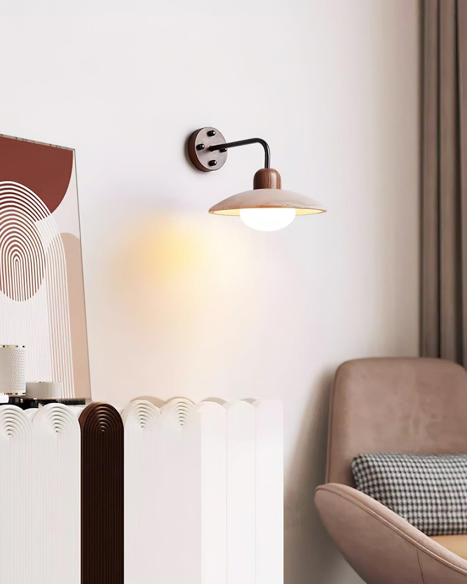 Claudie Travertine Wall Sconce
