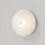 Coral Travertine Wall Sconce
