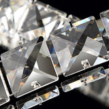 Crossed-C Crystal Chandelier