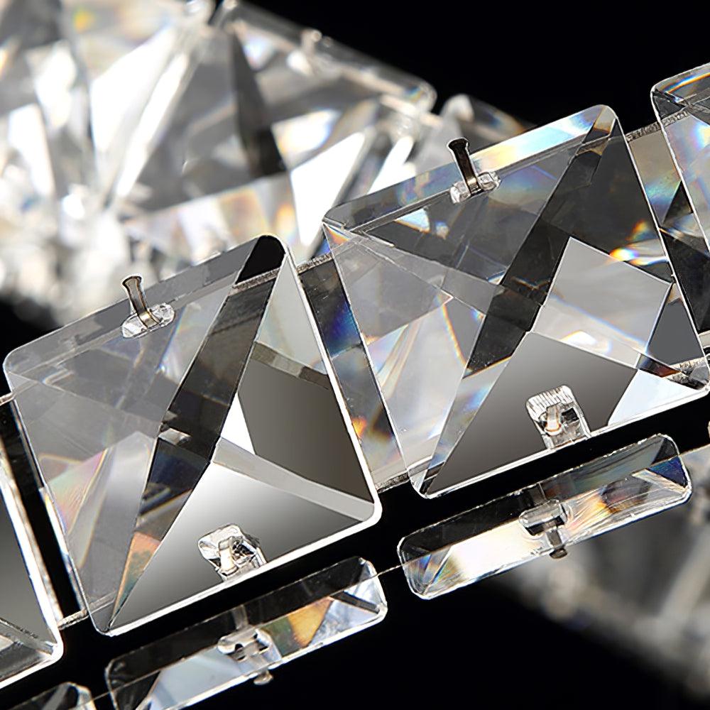 Crossed-C Crystal Chandelier
