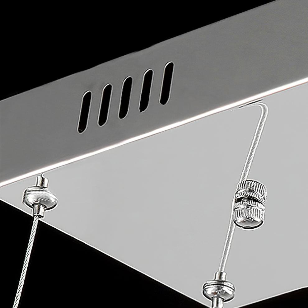 Crossed-C Crystal Chandelier