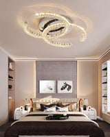 Crossed-C Flush Mount Lighting