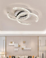 Crossed-C Flush Mount Lighting
