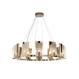 Cub Alabaster Chandeliers
