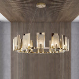 Cub Alabaster Chandeliers