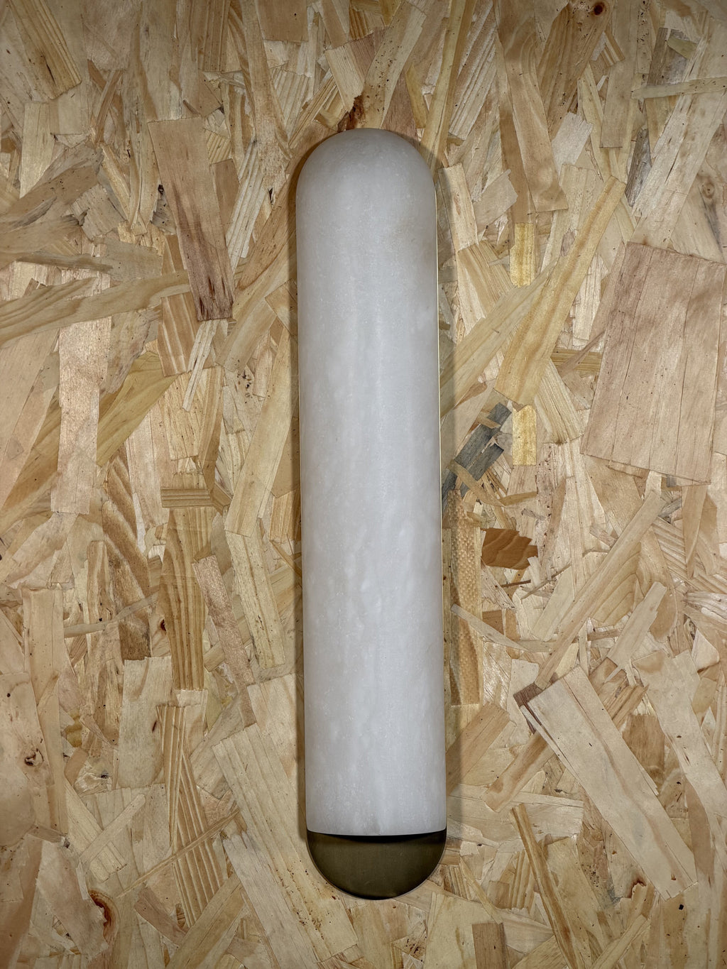 Curved Alabaster Wall Sconce