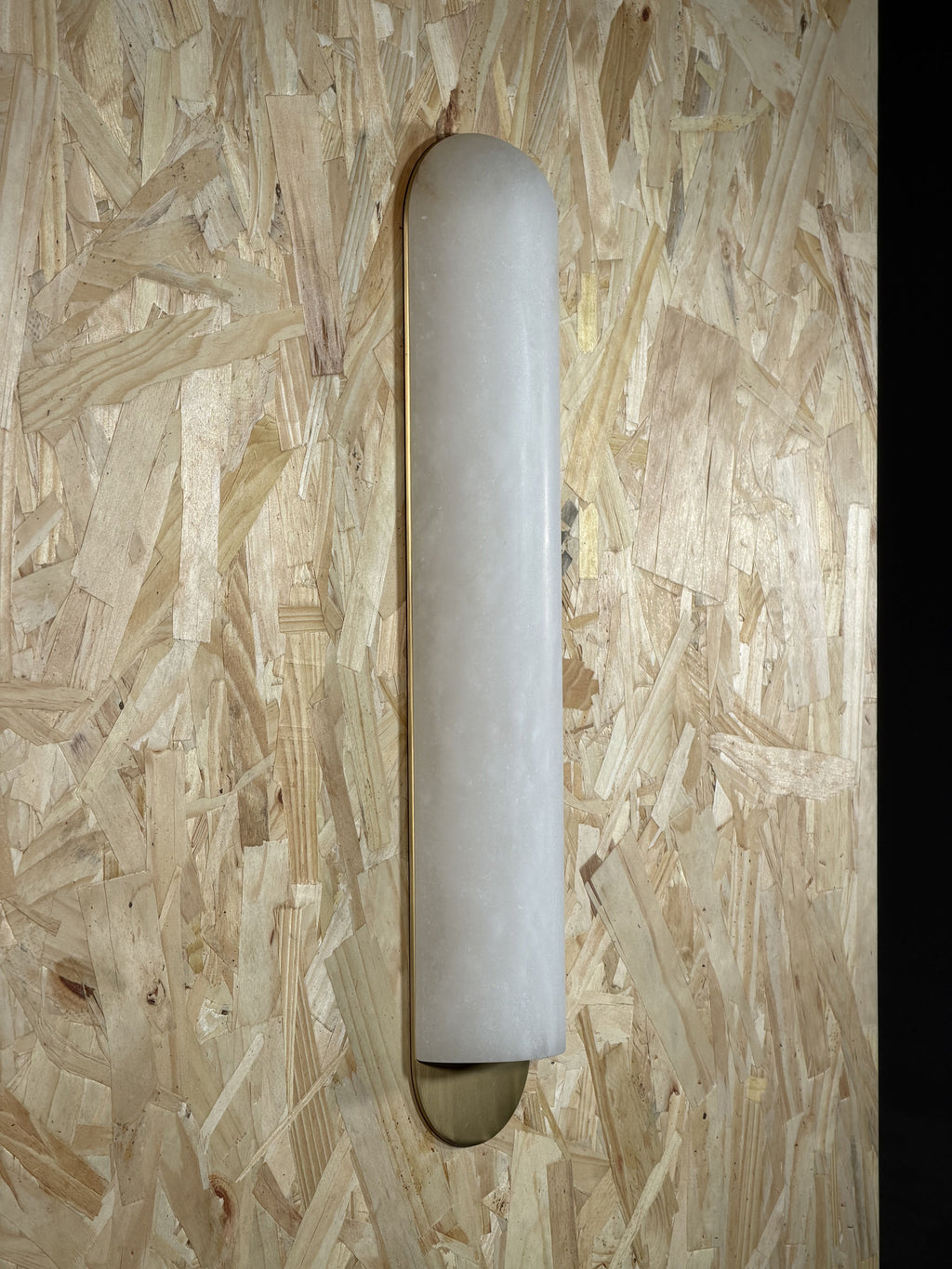 Curved Alabaster Wall Sconce