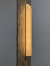 Curved Alabaster Wall Sconce