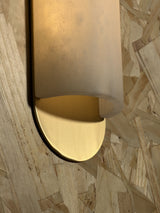 Curved Alabaster Wall Sconce