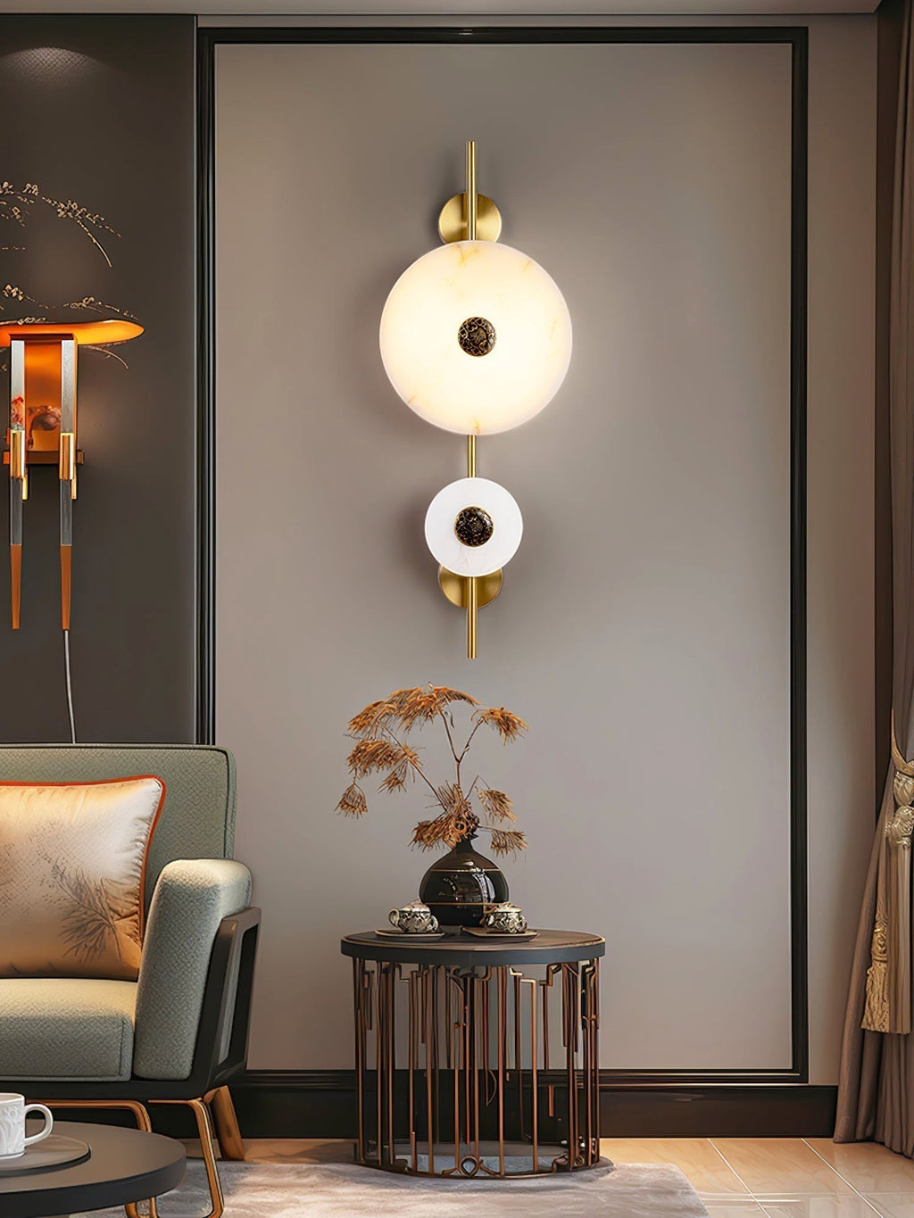 Cyril Alabaster Wall Sconce