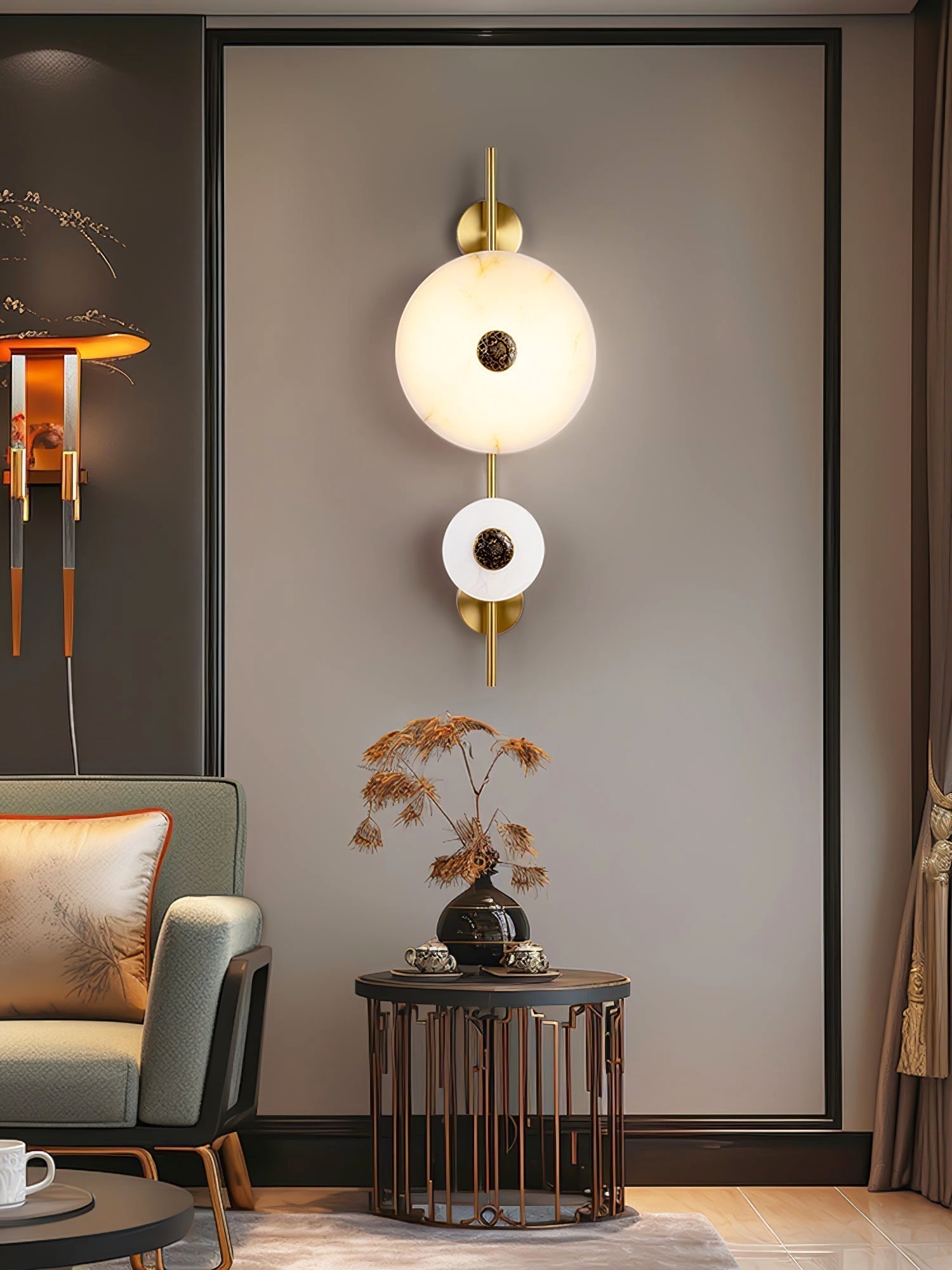 Cyril Alabaster Wall Sconce