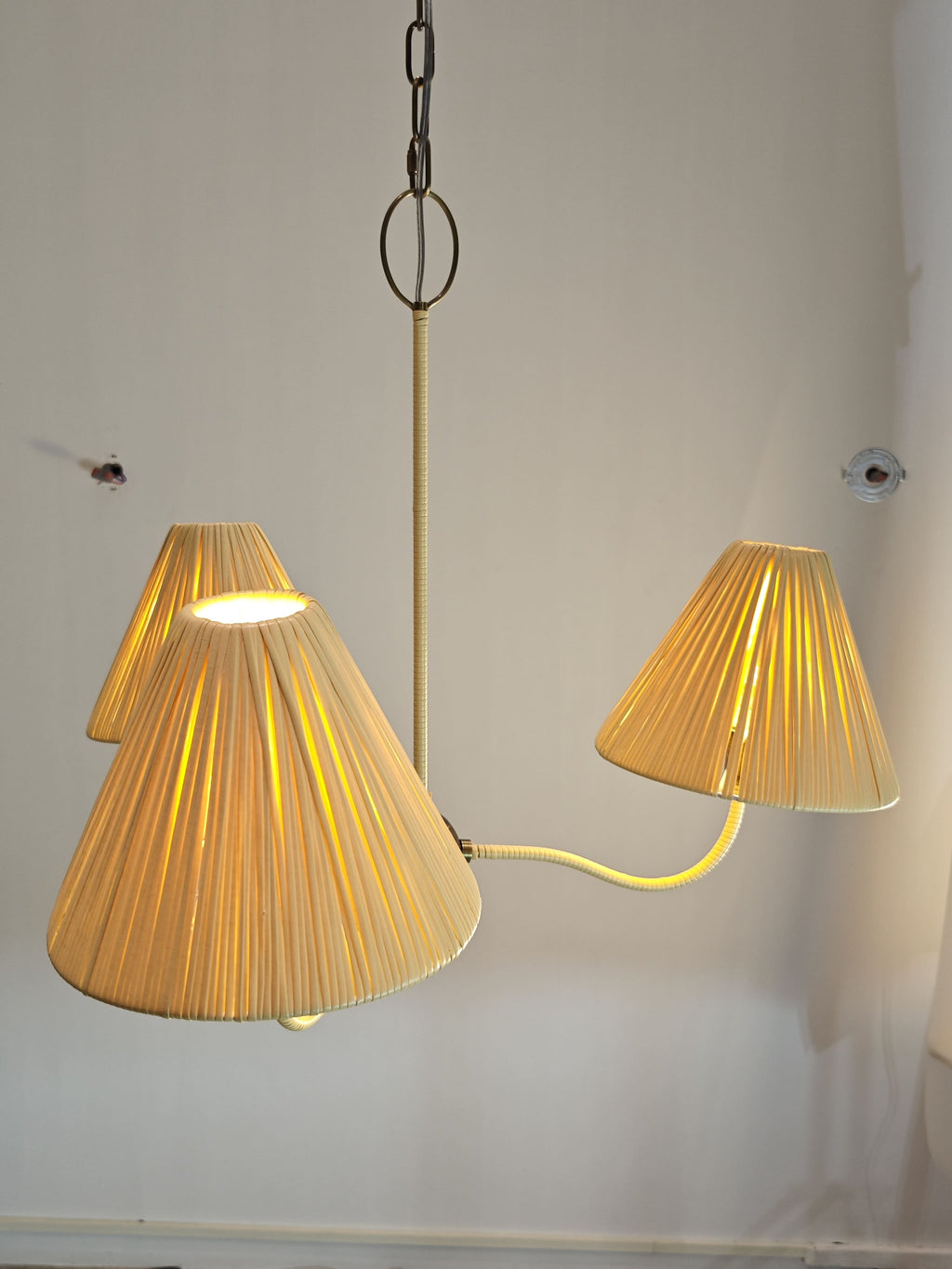 Delphine Rattan Chandelier