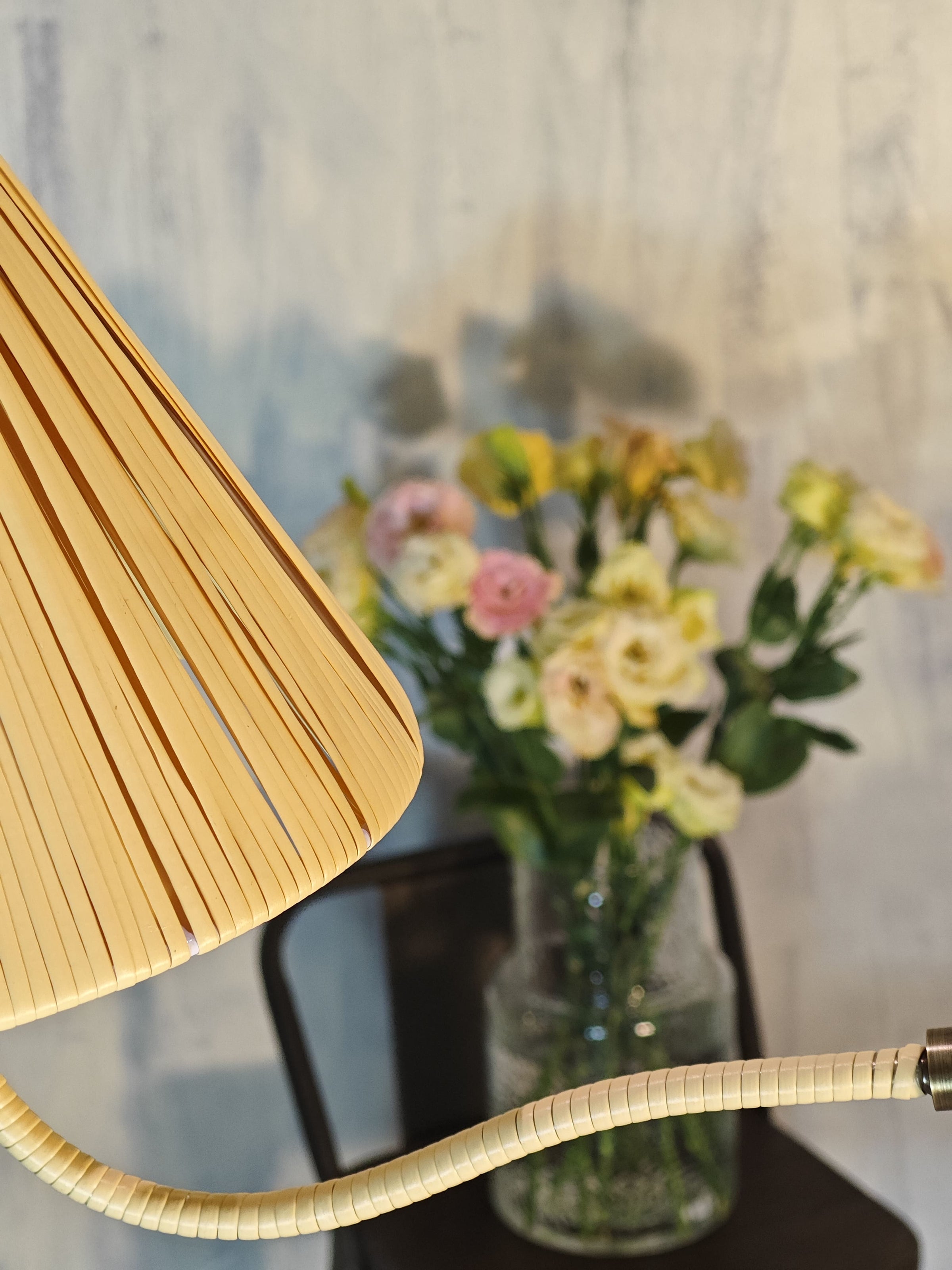Delphine Rattan Chandelier