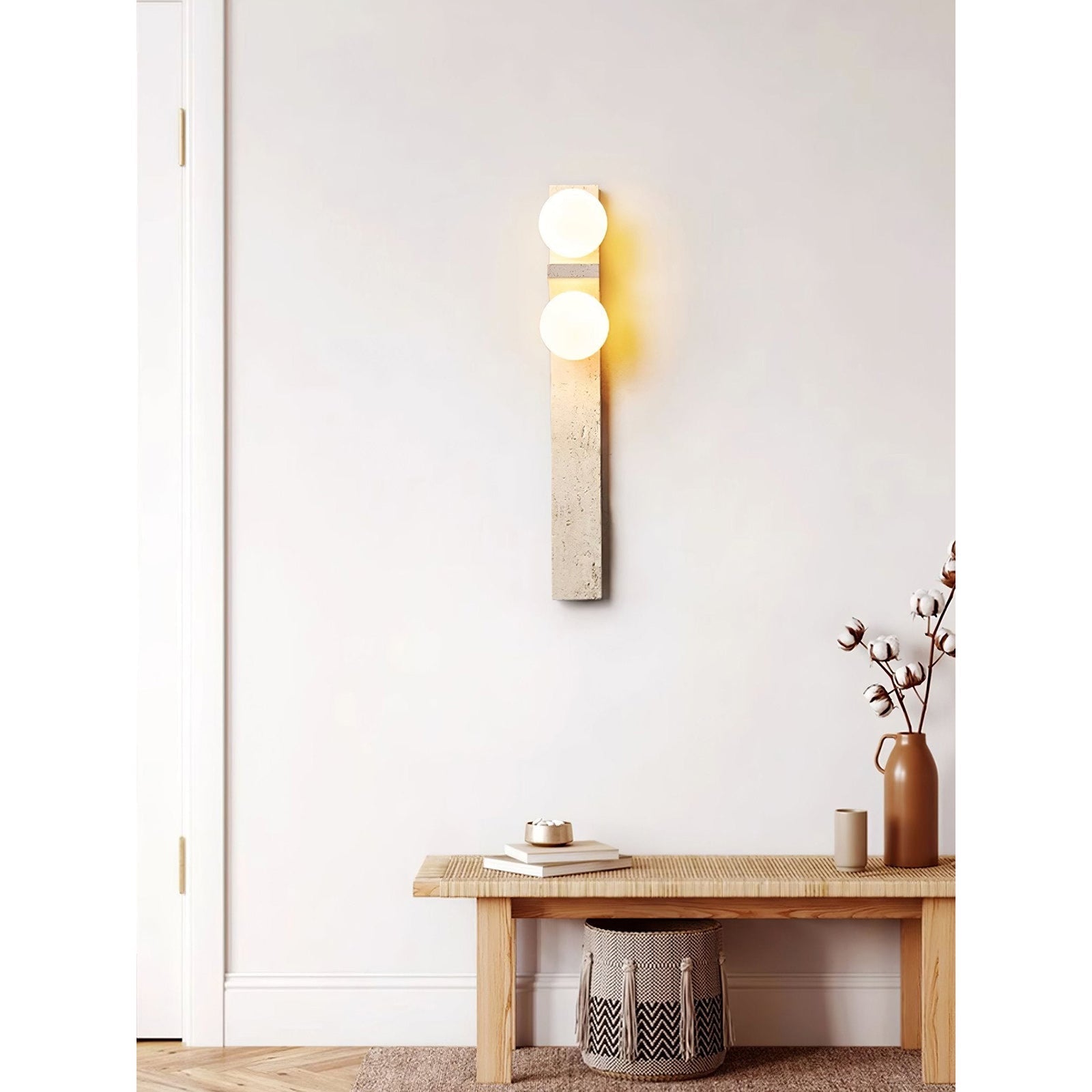 Derrer Travertine Wall Sconce