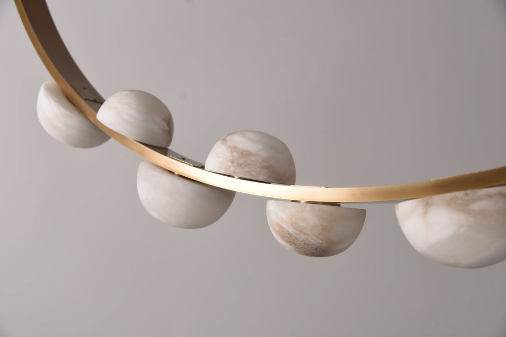 Dewdrops Alabaster Chandelier