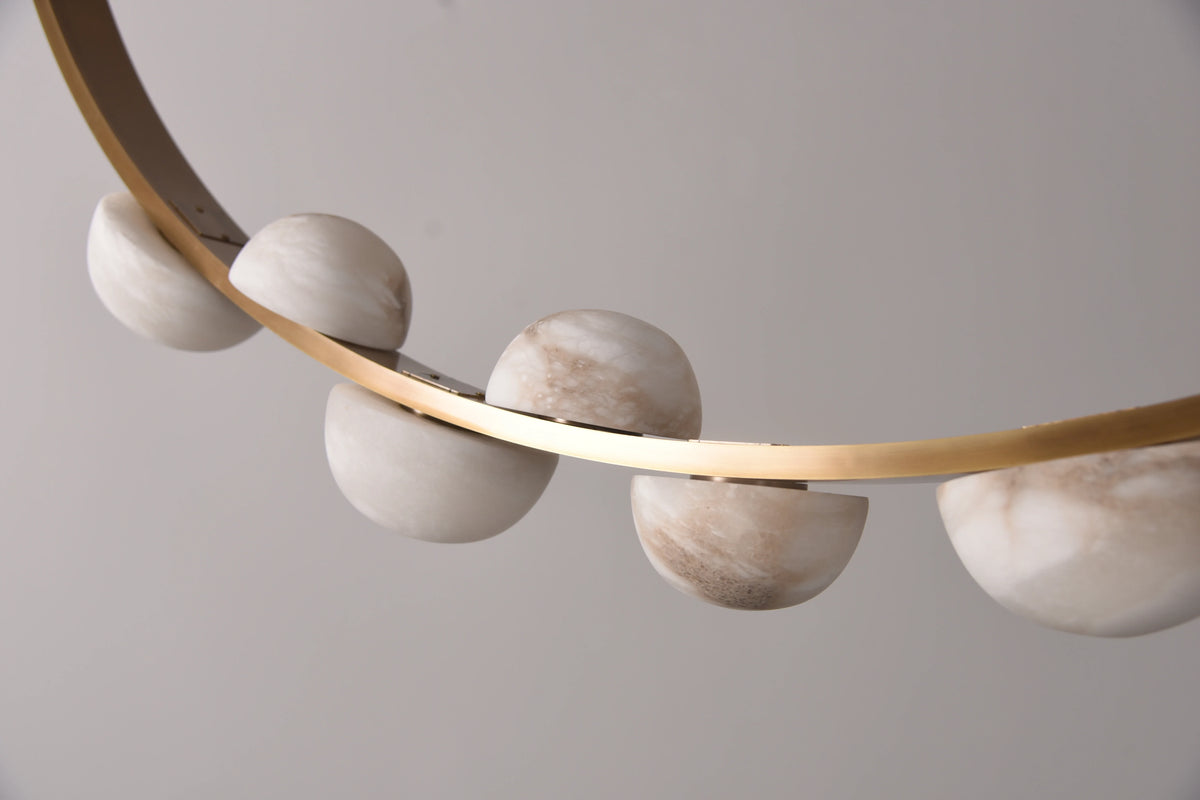 Dewdrops Alabaster Chandelier