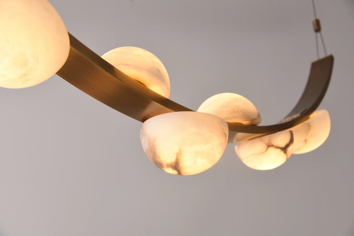 Dewdrops Alabaster Chandelier