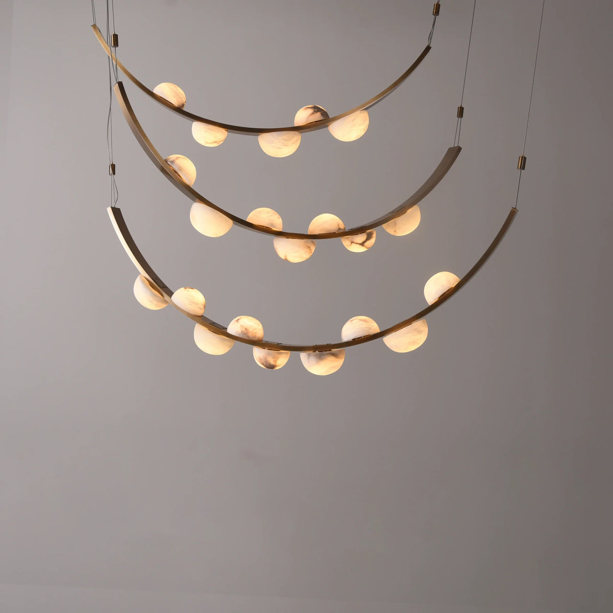Dewdrops Alabaster Chandelier