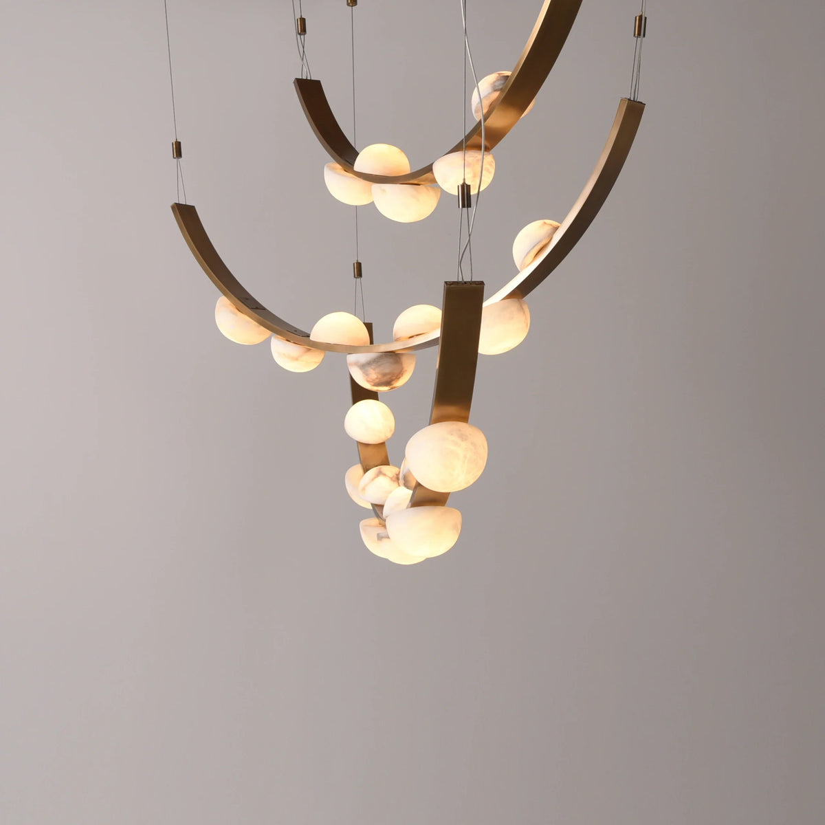 Dewdrops Alabaster Chandelier