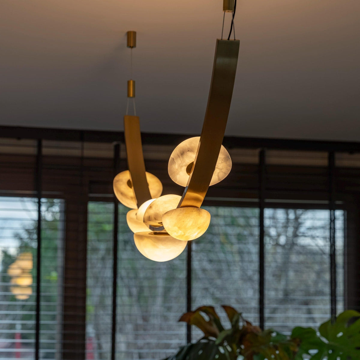 Dewdrops Alabaster Chandelier