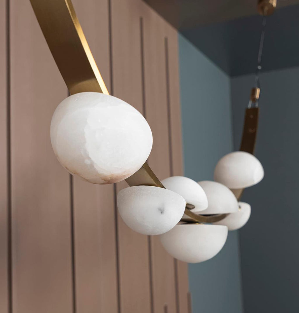 Dewdrops Alabaster Chandelier