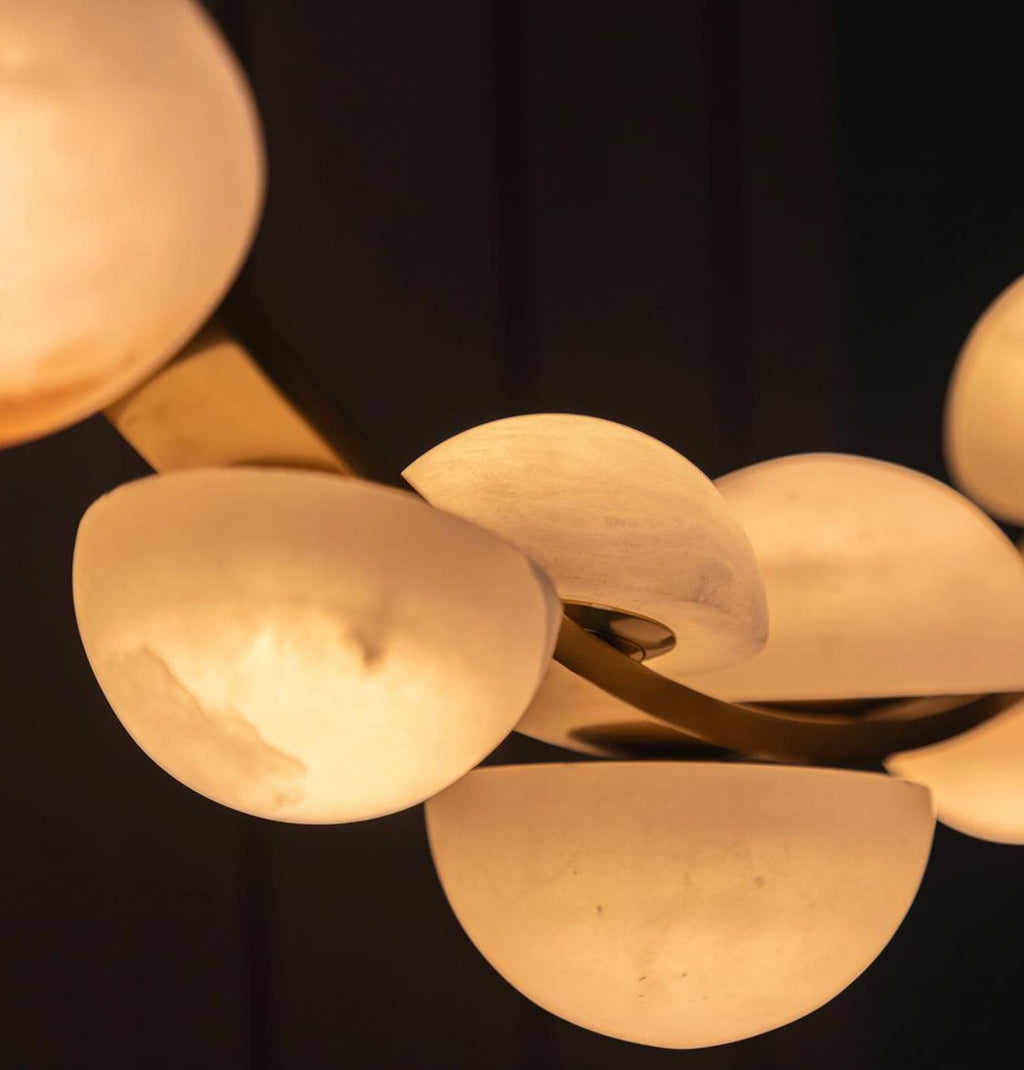 Dewdrops Alabaster Chandelier