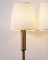Double Arm Bamboo Sconce