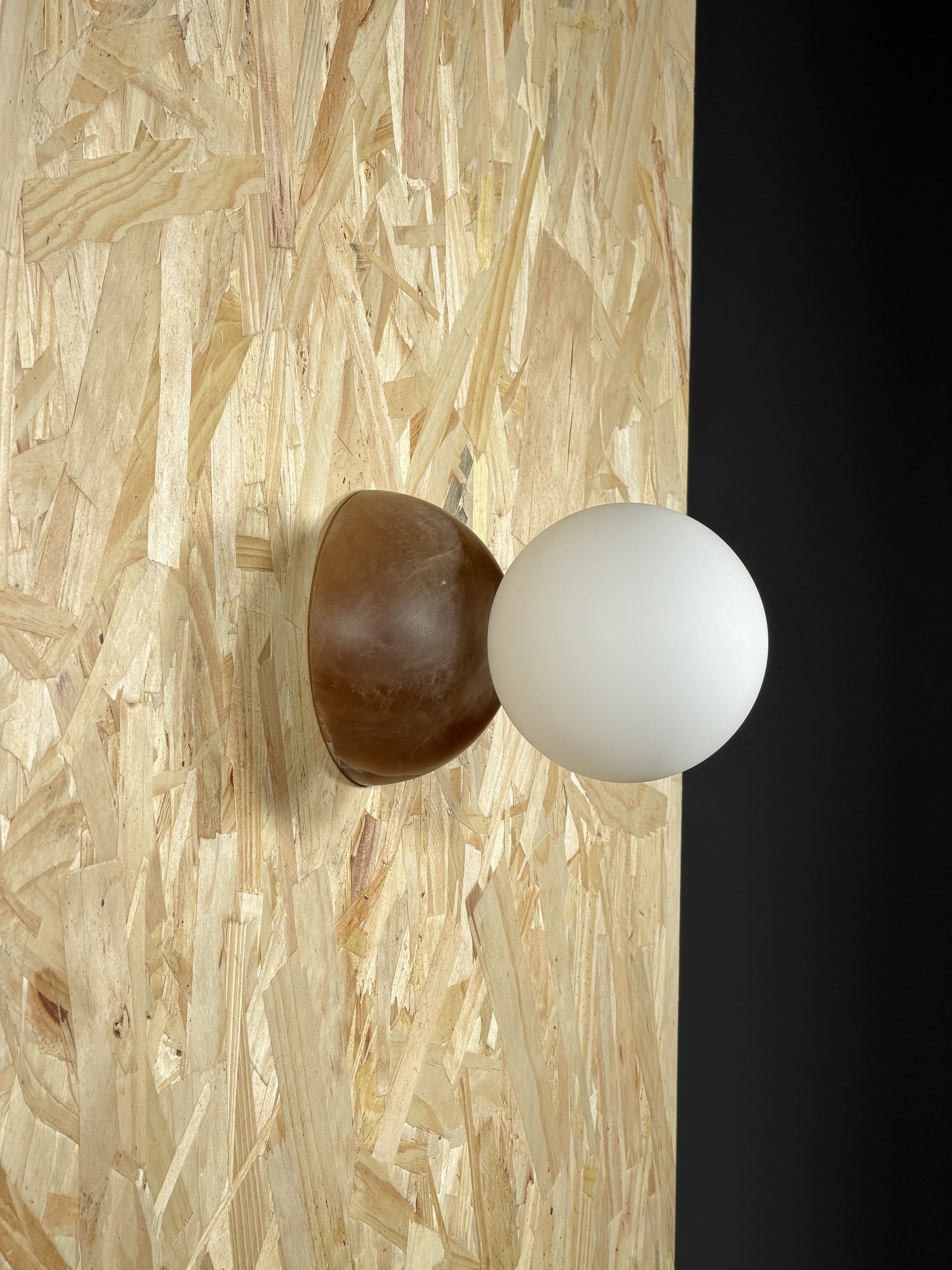 Eklipso Tobacco Alabaster Sconce