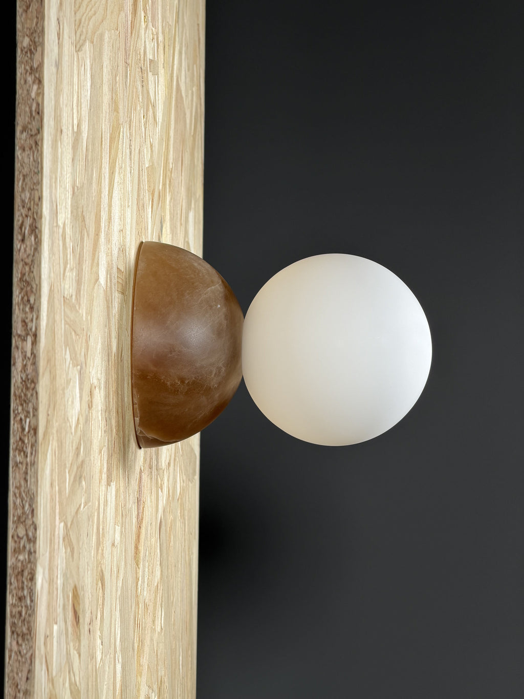Eklipso Tobacco Alabaster Sconce
