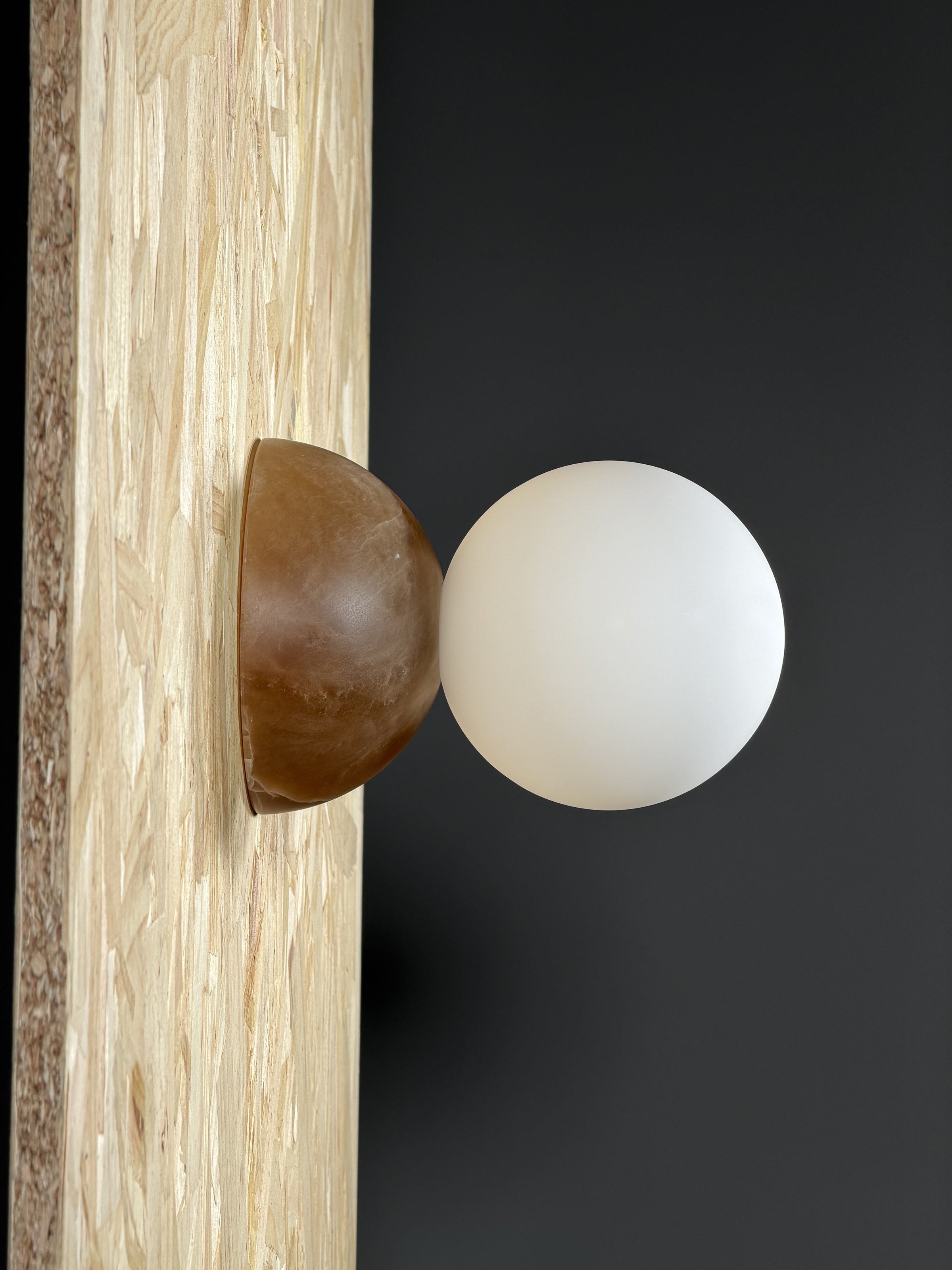 Eklipso Tobacco Alabaster Sconce
