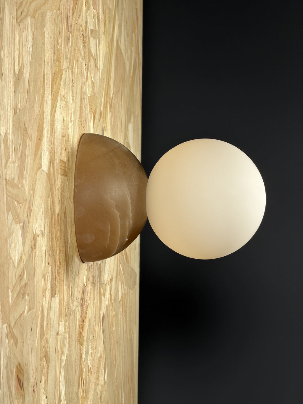 Eklipso Tobacco Alabaster Sconce